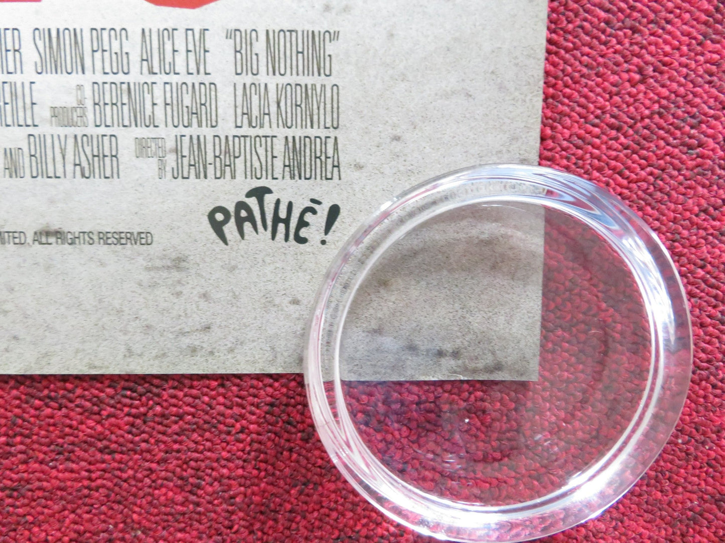 BIG NOTHING UK QUAD (30"x 40") ROLLED POSTER SIMON PEGG DAVID SCHWIMMER 2006 Rendezvous Cinema Movie posters