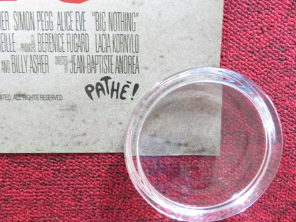 BIG NOTHING UK QUAD (30"x 40") ROLLED POSTER SIMON PEGG DAVID SCHWIMMER 2006 Rendezvous Cinema Movie posters