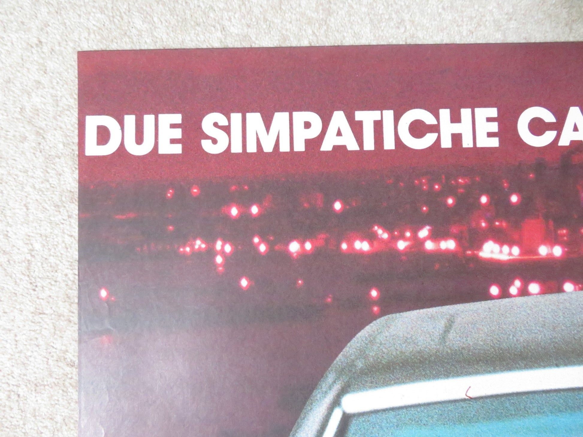 BIG SHOTS ITALIAN 2 FOGLIO POSTER RICKY BUSKER DARIUS MCCRARY 1987 Rendezvous Cinema Movie posters