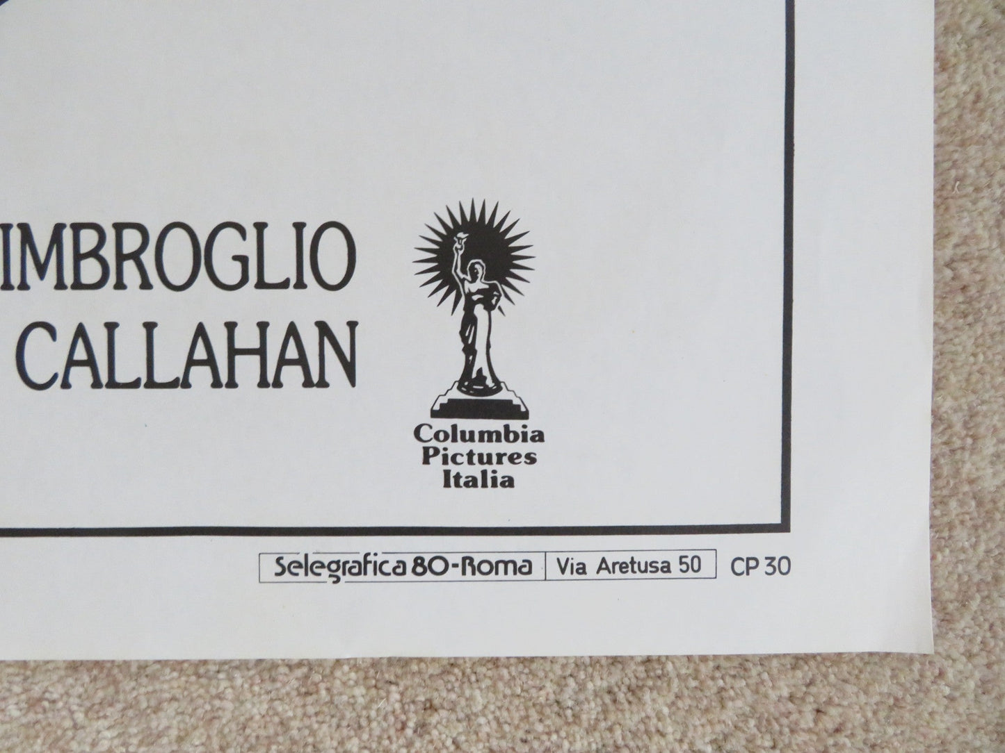 BIG TROUBLE ITALIAN 2 FOGLIO POSTER PETER FALK ALAN ARKIN 1986 Rendezvous Cinema Movie posters