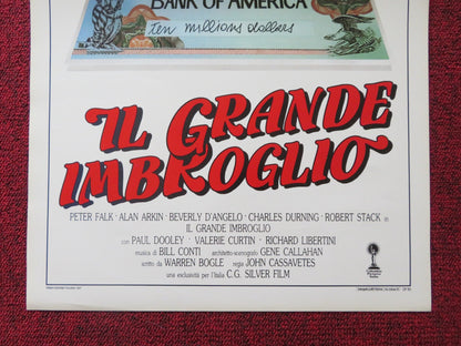 BIG TROUBLE ITALIAN LOCANDINA POSTER PETER FALK ALAN ARKIN 1986 Rendezvous Cinema Movie posters