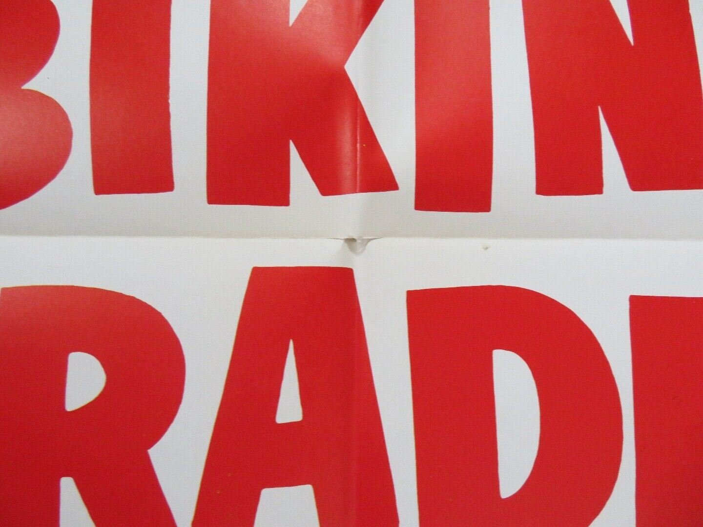 BIKINI PARADISE FOLDED US ONE SHEET POSTER JANETTE SCOTT KIERON MOORE 1967 Movie posters