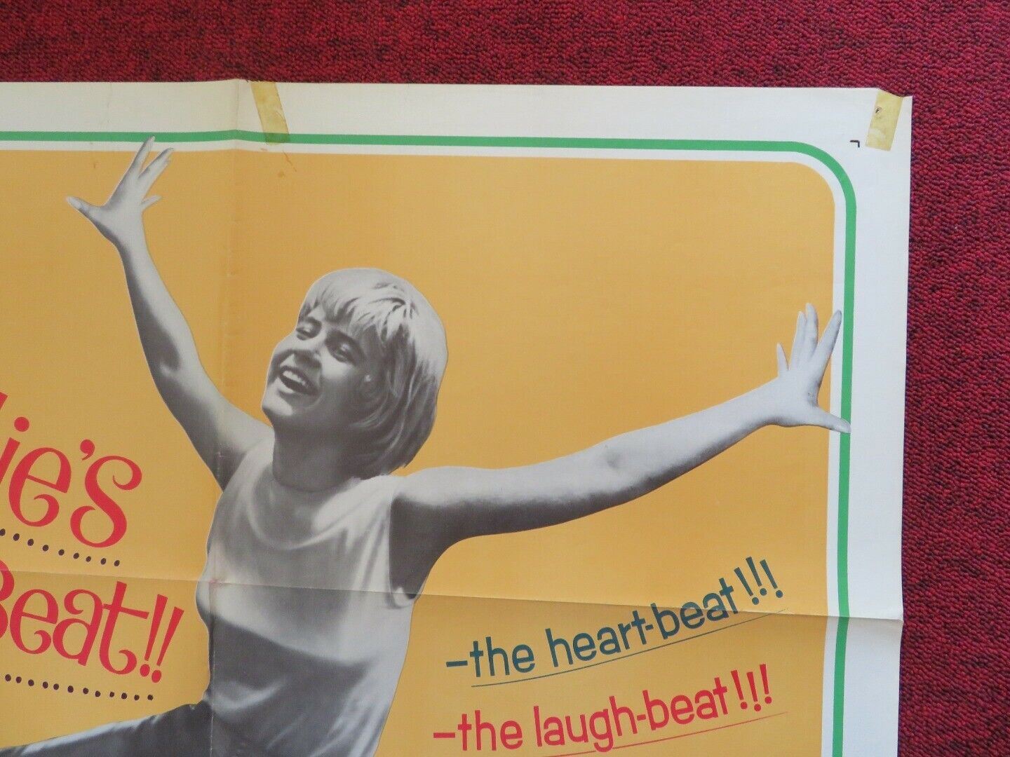 BILLIE FOLDED US ONE SHEET POSTER JIM BACKUS JANE GREER 1965 Movie posters