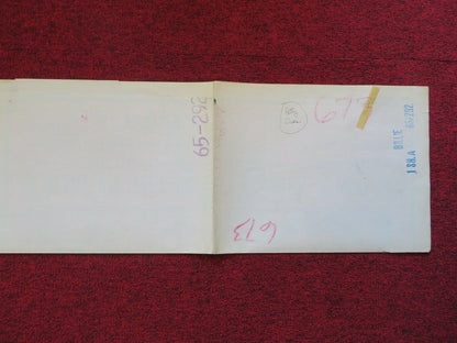 BILLIE FOLDED US ONE SHEET POSTER JIM BACKUS JANE GREER 1965 Movie posters