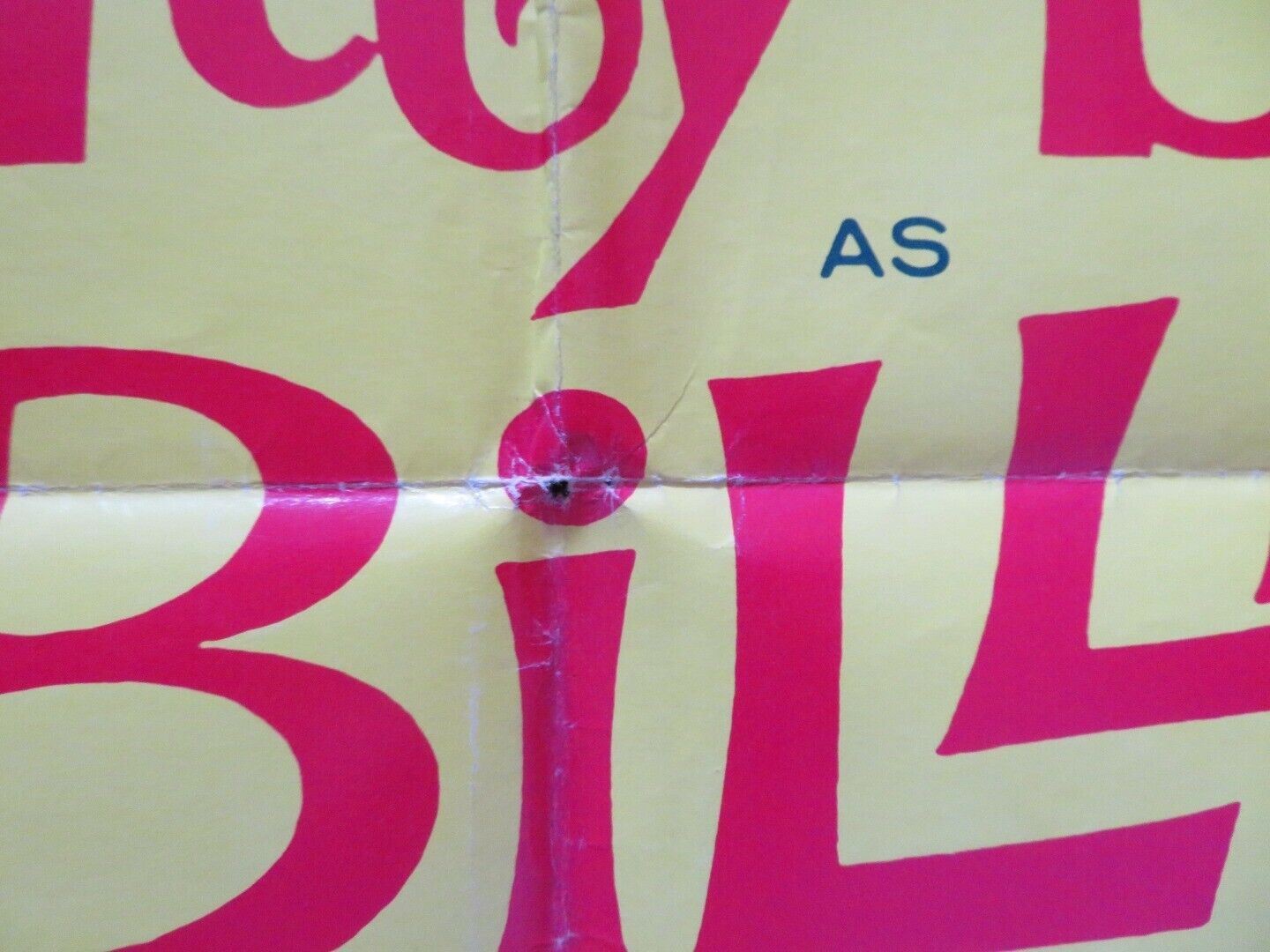 BILLIE FOLDED US ONE SHEET POSTER JIM BACKUS JANE GREER 1965 Movie posters