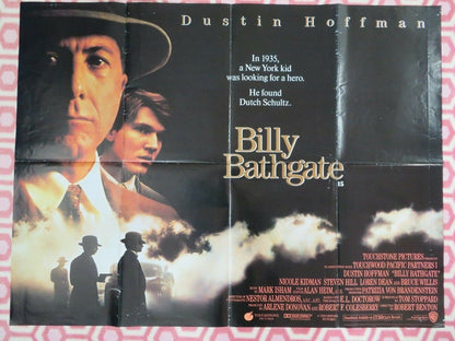 BILLY BATHGATE BRITISH QUAD (30"x 40") POSTER DUSTIN HOFFMAN NICOLE KIDMAN 1991 Movie posters