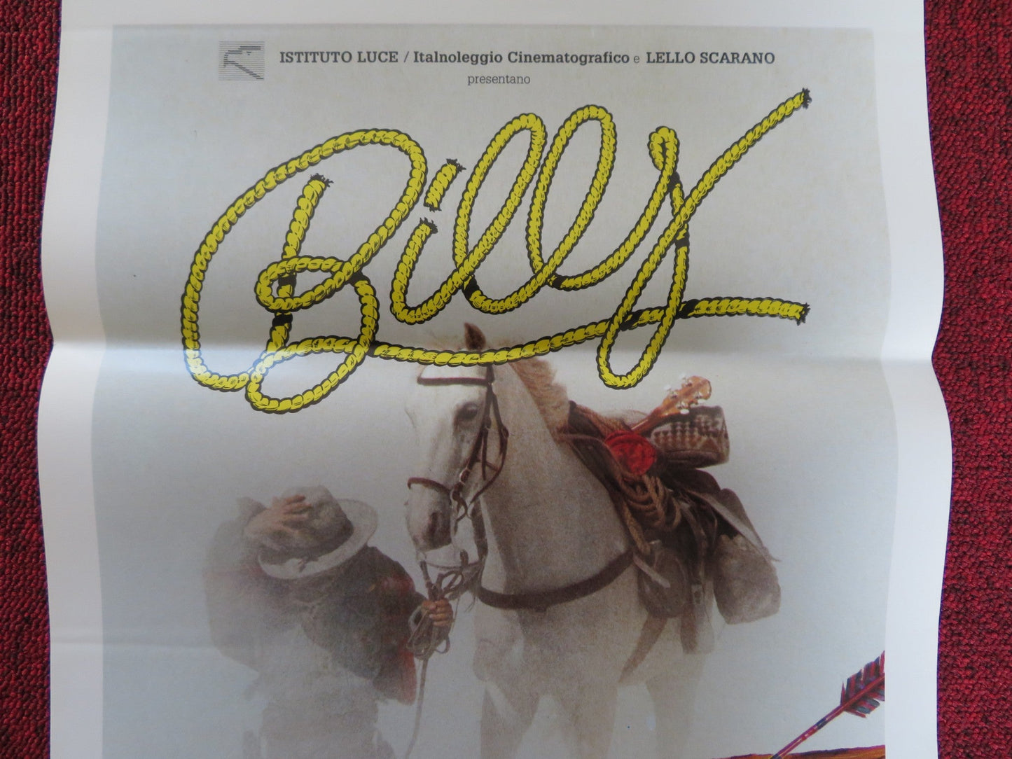 BILLY ITALIAN LOCANDINA POSTER FRANCESCO BLASIO SARAH LOU DURIEZ 1991 Rendezvous Cinema Movie posters