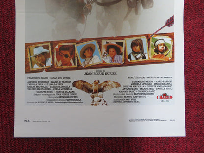 BILLY ITALIAN LOCANDINA POSTER FRANCESCO BLASIO SARAH LOU DURIEZ 1991 Rendezvous Cinema Movie posters