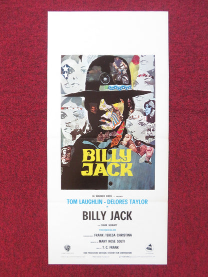 BILLY JACK ITALIAN LOCANDINA POSTER TOM LAUGHLIN DELORES TAYLOR 1971 Rendezvous Cinema Movie posters
