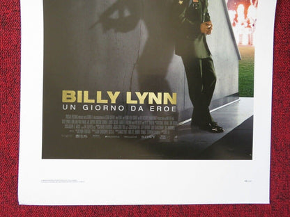 BILLY LYNN'S LONG HALFTIME WALK ITALIAN LOCANDINA (27.5"x13") POSTER 2016 Movie posters