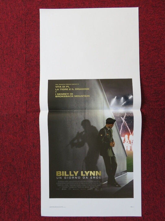 BILLY LYNN'S LONG HALFTIME WALK ITALIAN LOCANDINA (27.5"x13") POSTER 2016 Movie posters