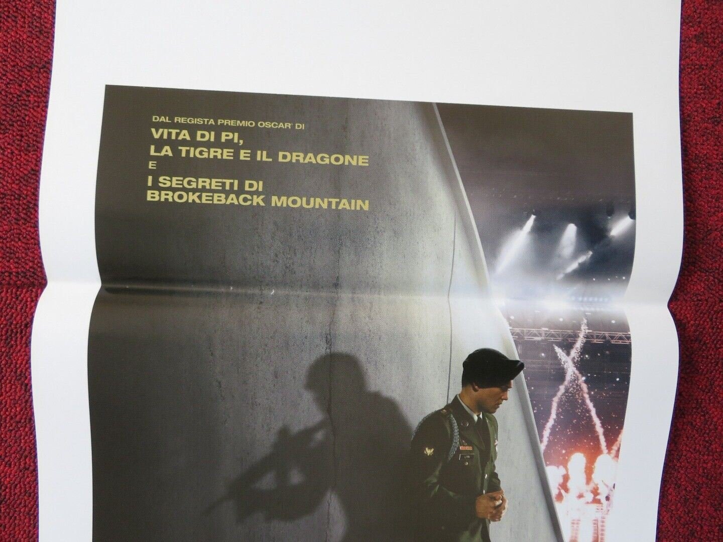 BILLY LYNN'S LONG HALFTIME WALK ITALIAN LOCANDINA (27.5"x13") POSTER 2016 Movie posters