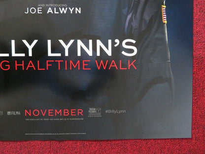 BILLY LYNN'S LONG HALFTIME WALK US ONE SHEET ROLLED POSTER ANG LEE 2016 Movie posters