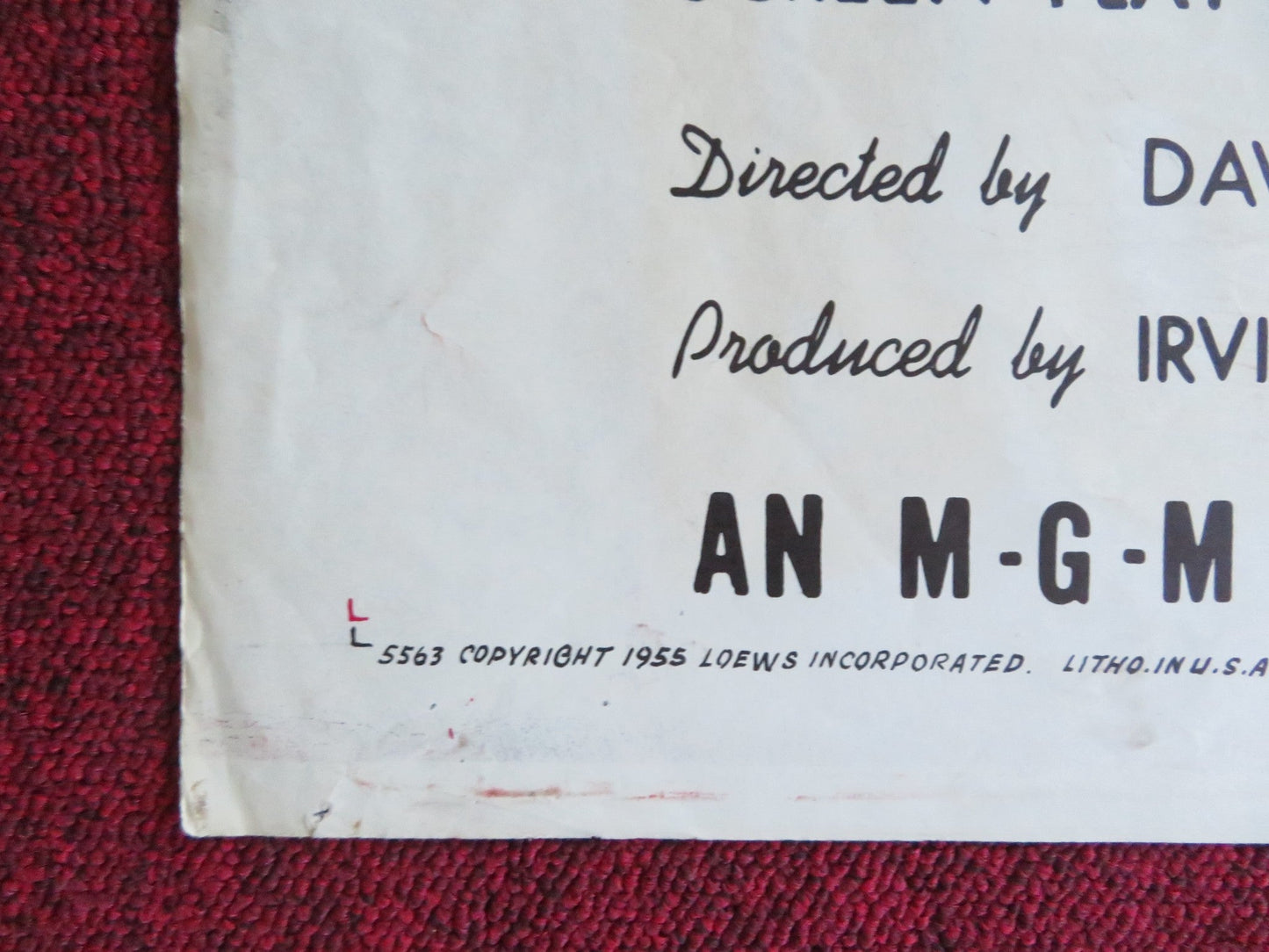 BILLY THE KID FOLDED US ONE SHEET POSTER ROBERT TAYLOR BRIAN DONLEVY R1955 Rendezvous Cinema Movie posters