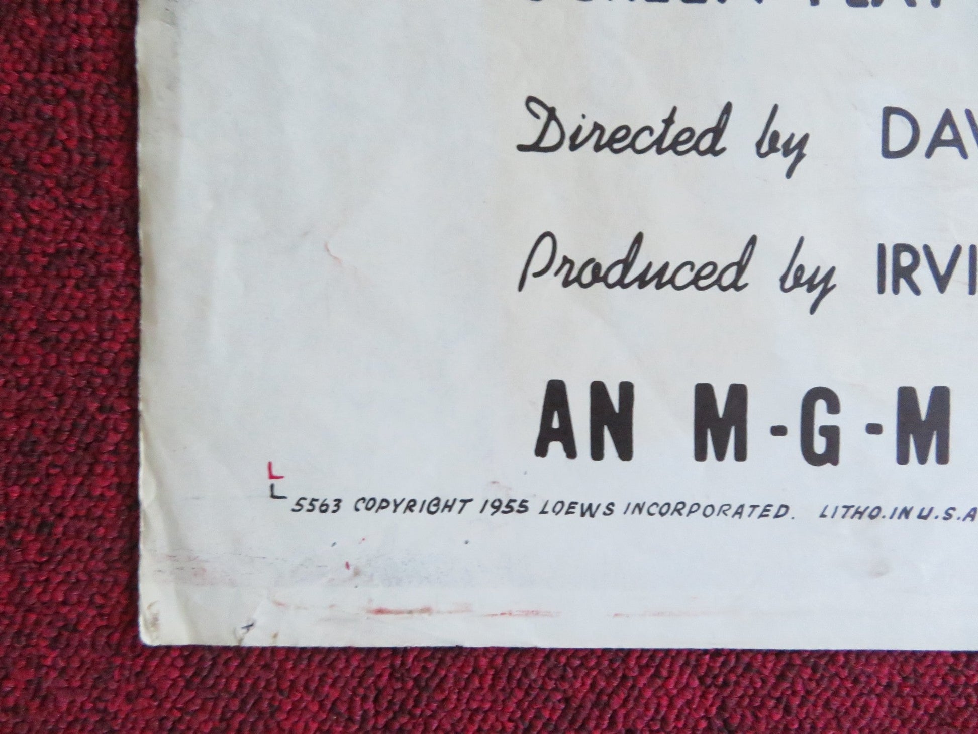 BILLY THE KID FOLDED US ONE SHEET POSTER ROBERT TAYLOR BRIAN DONLEVY R1955 Rendezvous Cinema Movie posters