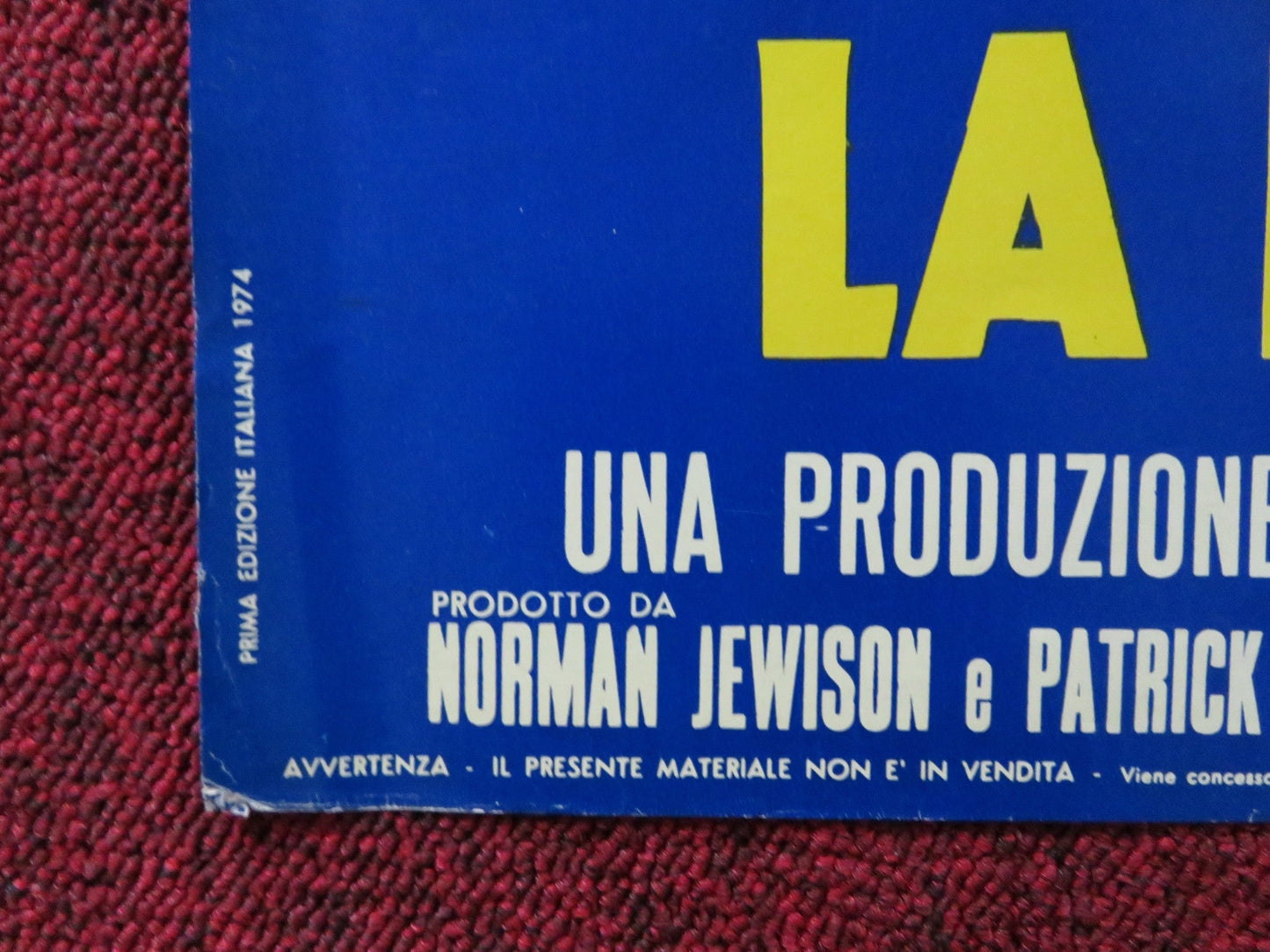 BILLY TWO HATS - A ITALIAN FOTOBUSTA POSTER GREGORY PECK DESI ARNAZ JR 1974 Rendezvous Cinema Movie posters