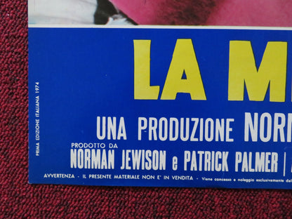 BILLY TWO HATS - C ITALIAN FOTOBUSTA POSTER GREGORY PECK DESI ARNAZ JR 1974 Rendezvous Cinema Movie posters