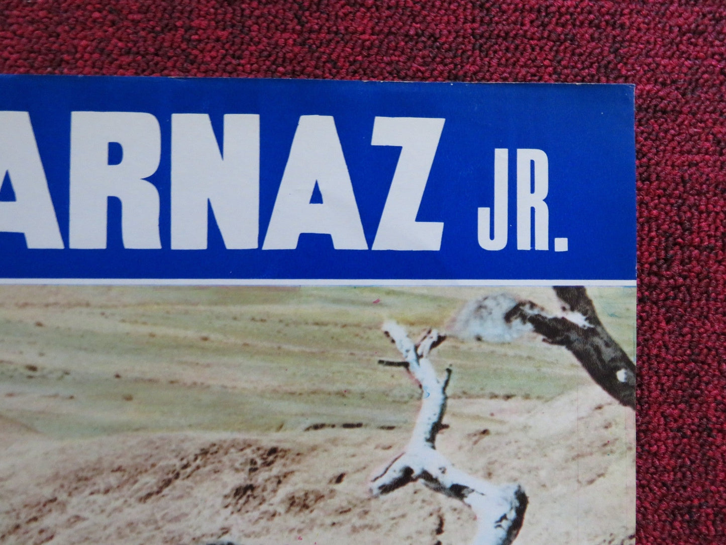 BILLY TWO HATS - E ITALIAN FOTOBUSTA POSTER GREGORY PECK DESI ARNAZ JR 1974 Rendezvous Cinema Movie posters