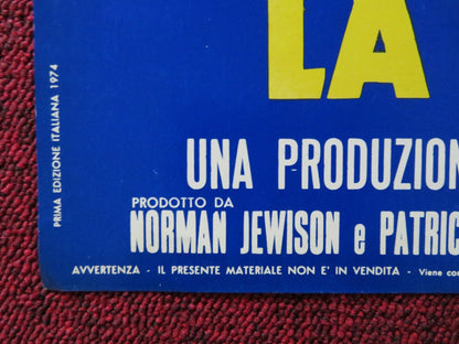 BILLY TWO HATS - F ITALIAN FOTOBUSTA POSTER GREGORY PECK DESI ARNAZ JR 1974 Rendezvous Cinema Movie posters