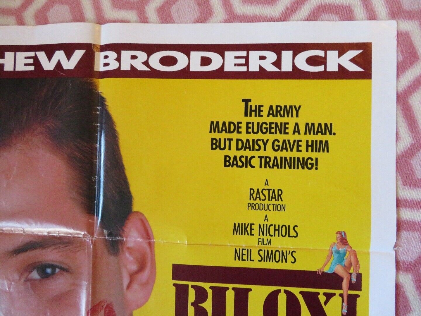 BILOXI BLUES FOLDED US ONE SHEET POSTER MATTHEW BRODERICK NIEL SIMON 1988 Movie posters