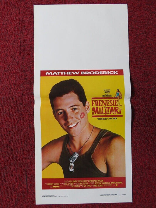 BILOXI BLUES ITALIAN LOCANDINA (27.5"x13") POSTER MATTHEW BRODERICK 1998 Movie posters