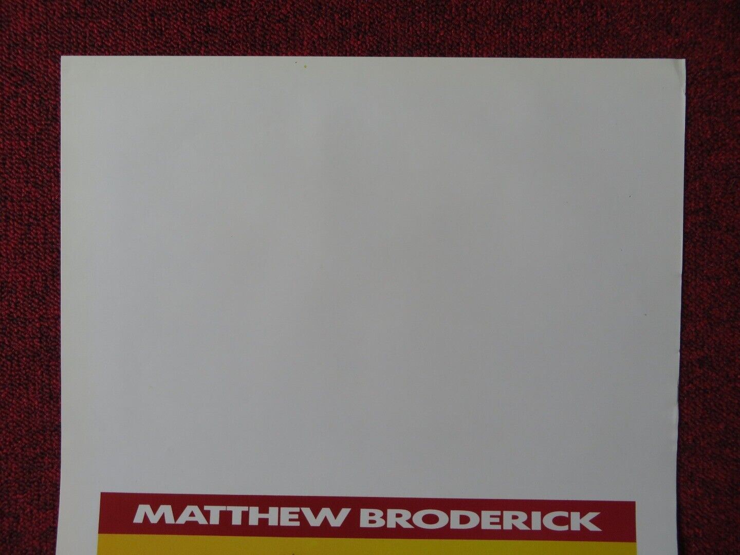 BILOXI BLUES ITALIAN LOCANDINA (27.5"x13") POSTER MATTHEW BRODERICK 1998 Movie posters