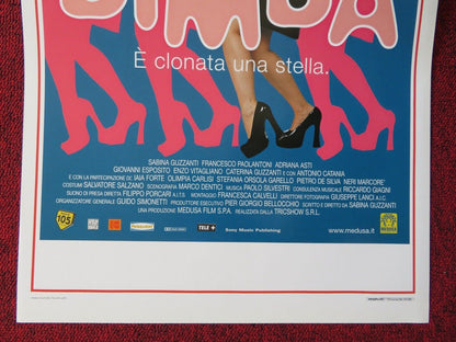 BIMBA E CLONATA UNA STELLA ITALIAN LOCANDINA (27.5"x13") POSTER S GUZZANTI 2002 Movie posters