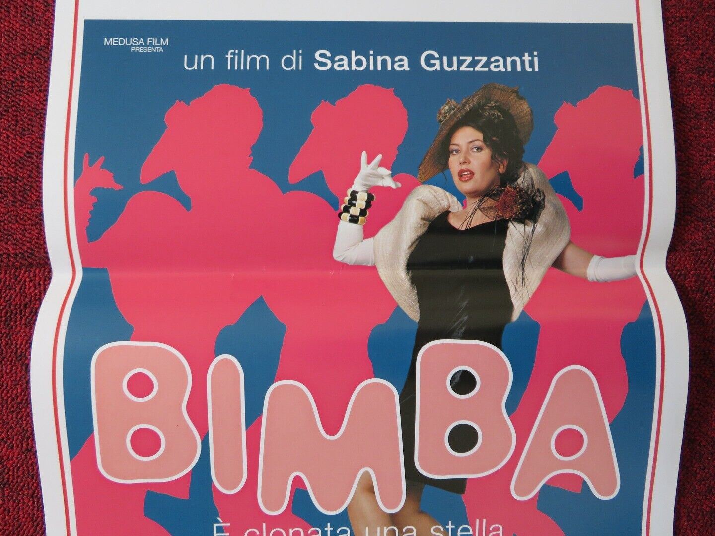BIMBA E CLONATA UNA STELLA ITALIAN LOCANDINA (27.5"x13") POSTER S GUZZANTI 2002 Movie posters