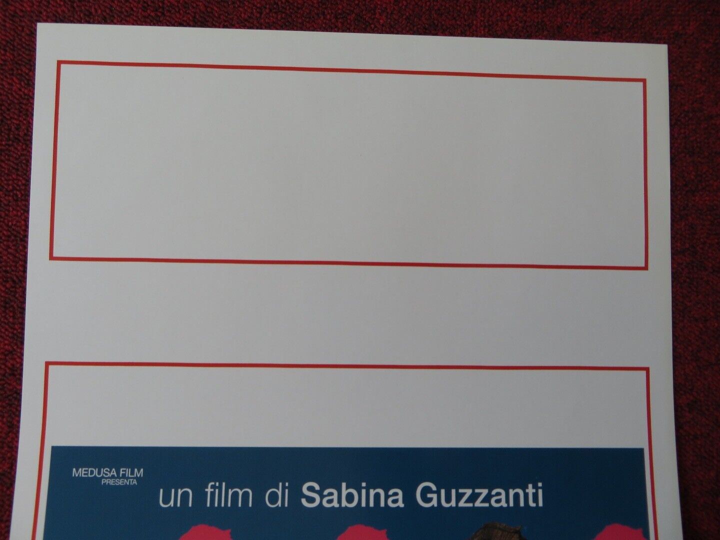 BIMBA E CLONATA UNA STELLA ITALIAN LOCANDINA (27.5"x13") POSTER S GUZZANTI 2002 Movie posters