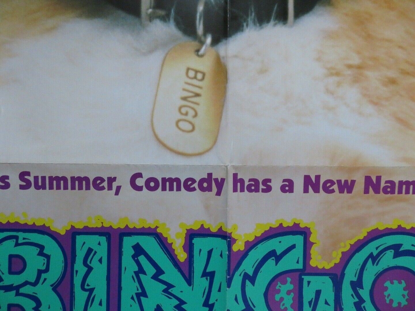 BINGO US ONE SHEET POSTER CINDY WILLIAMS DAVID RASCHE 1991 Movie posters