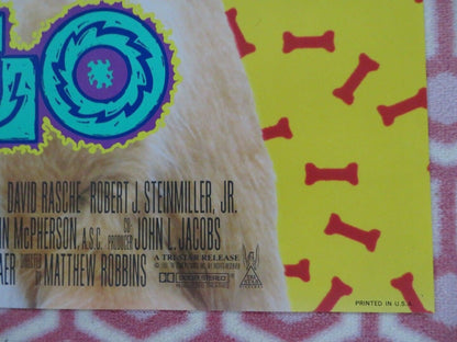 BINGO US ONE SHEET POSTER CINDY WILLIAMS DAVID RASCHE 1991 Movie posters