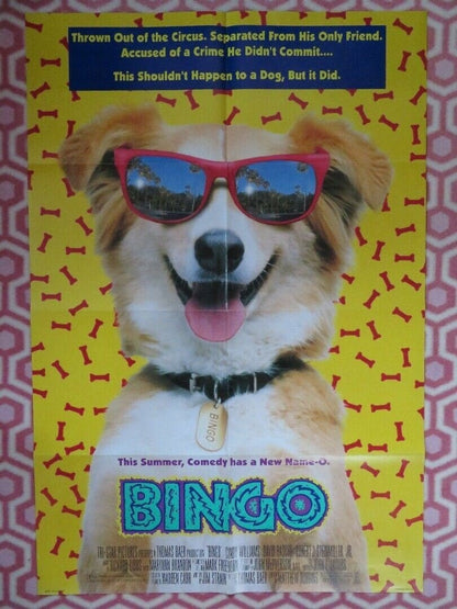 BINGO US ONE SHEET POSTER CINDY WILLIAMS DAVID RASCHE 1991 Movie posters