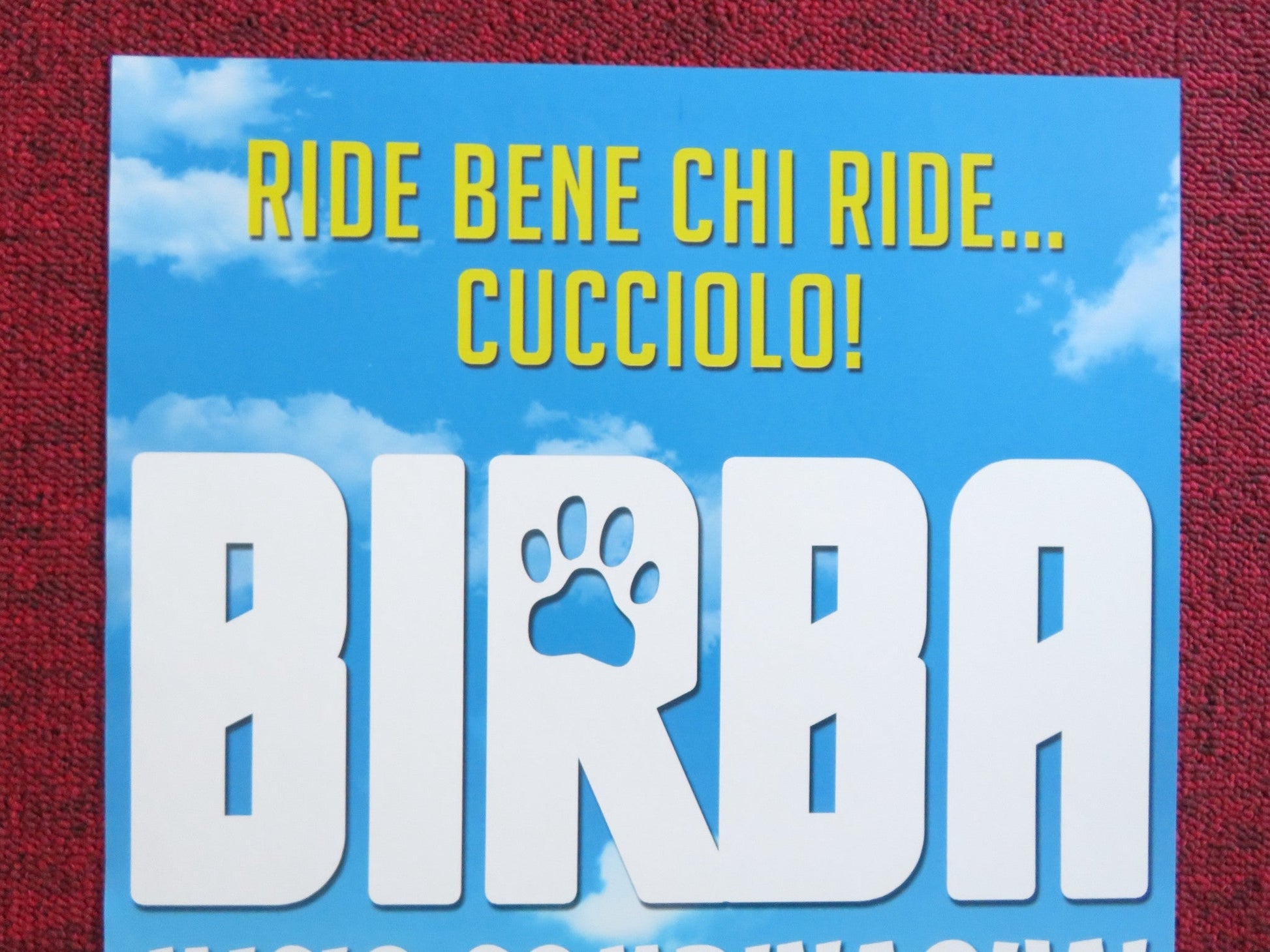 BIRBA MICIO COMBINAGUAI ITALIAN LOCANDINA POSTER DERMOT MULRONEY 2018 Rendezvous Cinema Movie posters