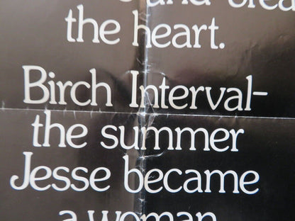 BIRCH INTERVAL FOLDED US ONE SHEET POSTER EDDIE ALBERT RIP TORN 1976 Movie posters