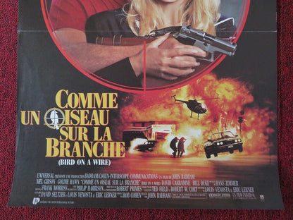 BIRD ON A WIRE FRENCH (15"x 21") POSTER MEL GIBSON GOLDIE HAWN 1990 Movie posters