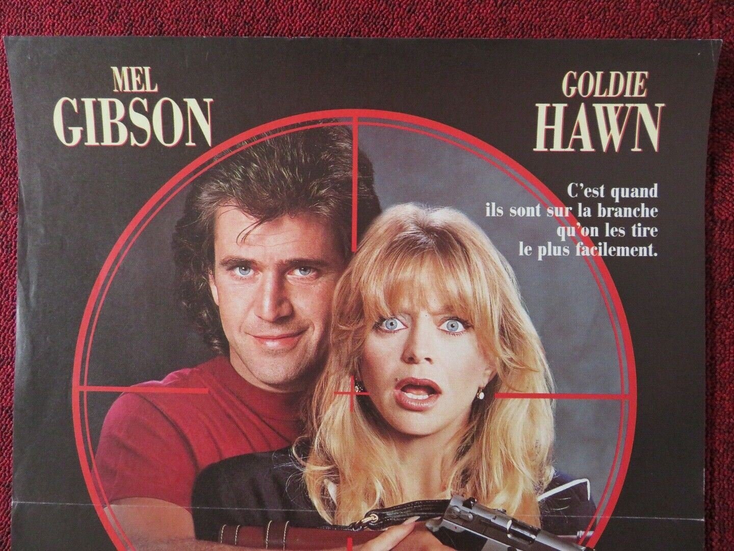 BIRD ON A WIRE FRENCH (15"x 21") POSTER MEL GIBSON GOLDIE HAWN 1990 Movie posters