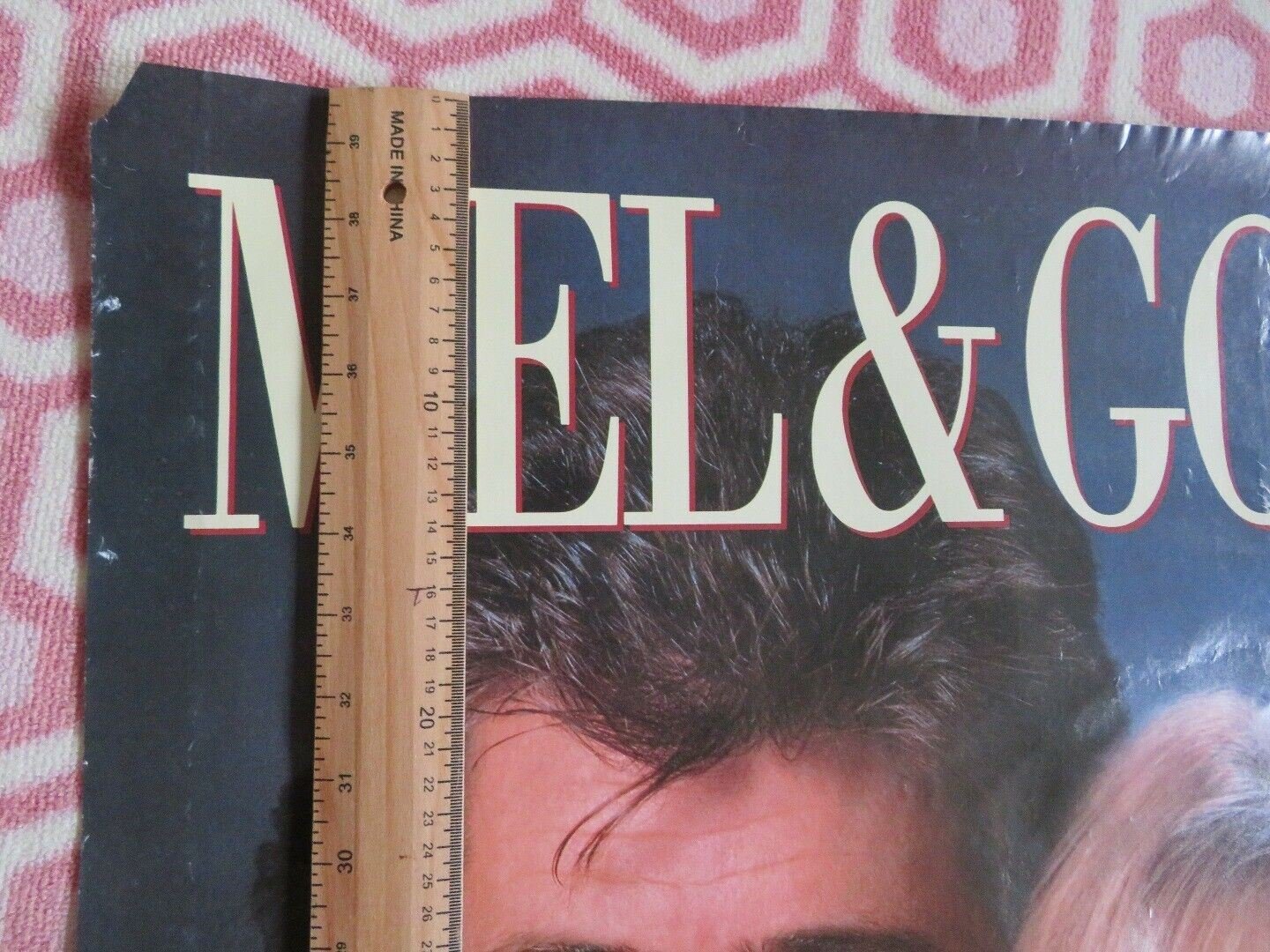 BIRD ON A WIRE VHS VIDEO US ONE SHEET POSTER ROLLED GOLDIE HAWN MEL GIBSON 1990 Movie posters