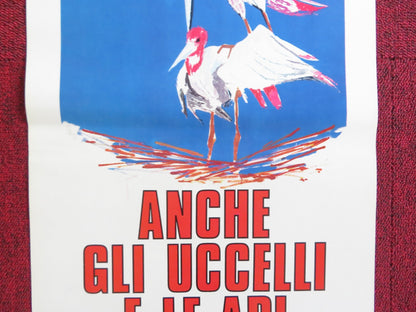 BIRDS DO IT, BEES DO IT ITALIAN LOCANDINA POSTER NICOLAS NOXON LEE BERGERE 1975 Rendezvous Cinema Movie posters