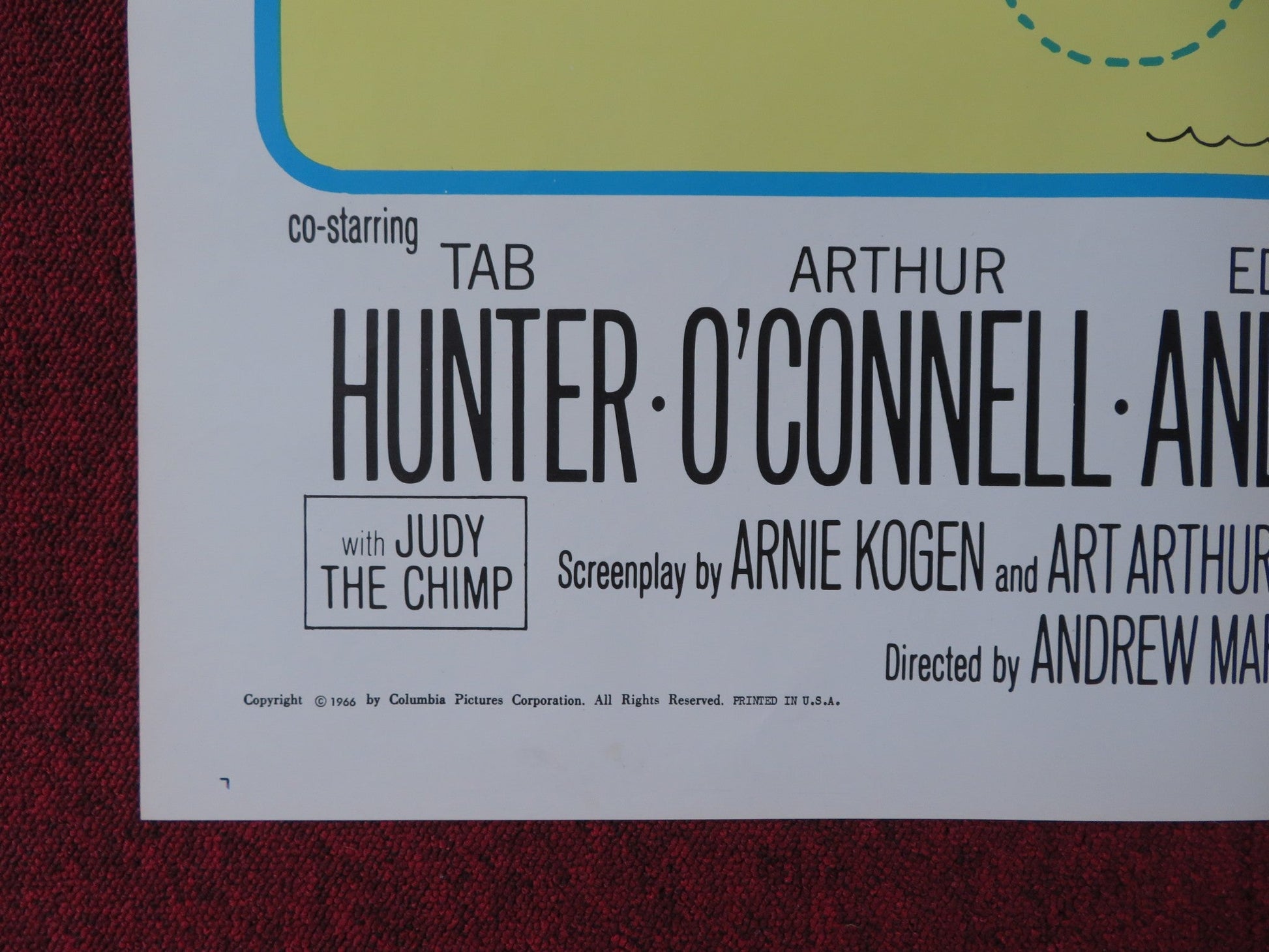 BIRDS DO IT FOLDED US ONE SHEET POSTER SOUPY SALES TAB HUNTER 1966 Rendezvous Cinema Movie posters