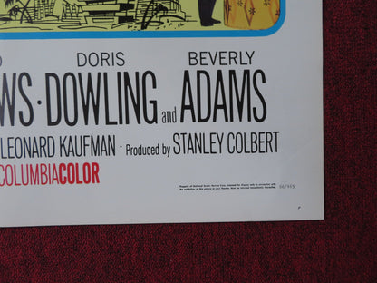 BIRDS DO IT FOLDED US ONE SHEET POSTER SOUPY SALES TAB HUNTER 1966 Rendezvous Cinema Movie posters