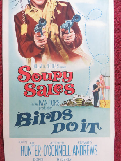 BIRDS DO IT US INSERT (14"x 36") POSTER SOUPY SALES TAB HUNTER 1966 Rendezvous Cinema Movie posters