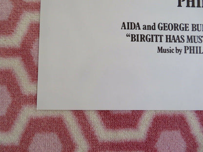 BIRGITT HASS MUST BE KILLED ONE SHEET (27"x 41") POSTER PHILIPPE NOIRET 1981 Movie posters