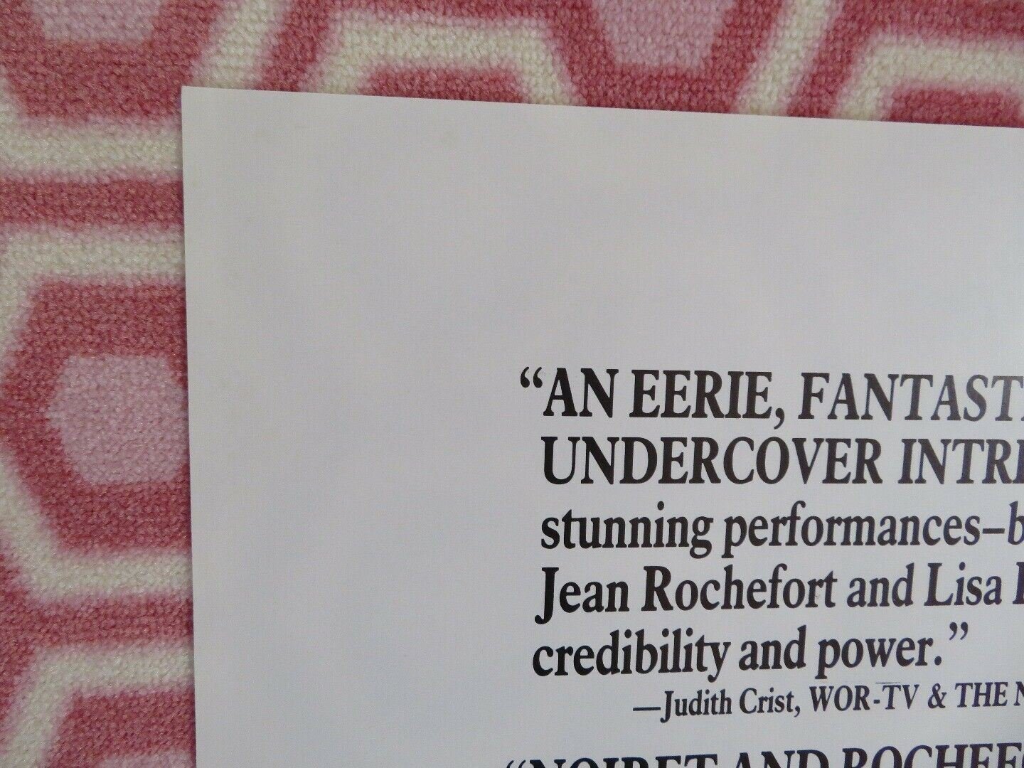 BIRGITT HASS MUST BE KILLED ONE SHEET (27"x 41") POSTER PHILIPPE NOIRET 1981 Movie posters