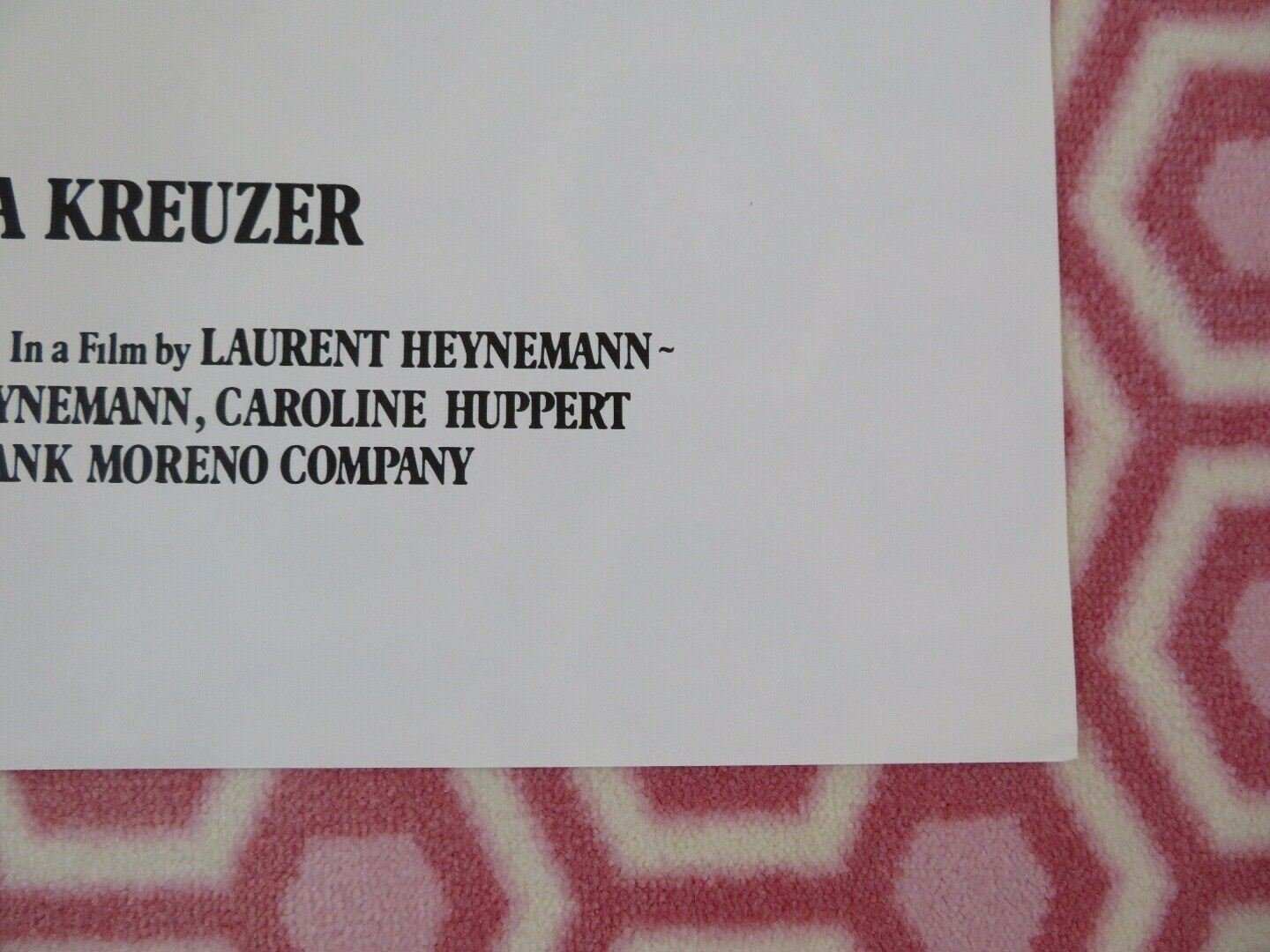 BIRGITT HASS MUST BE KILLED ONE SHEET (27"x 41") POSTER PHILIPPE NOIRET 1981 Movie posters