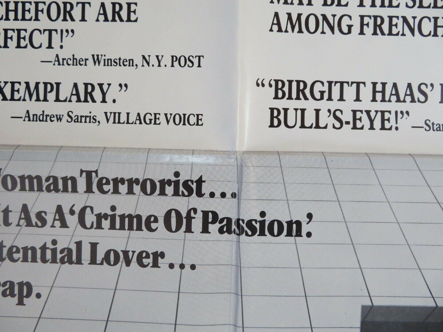 BIRGITT HASS MUST BE KILLED ONE SHEET (27"x 41") POSTER PHILIPPE NOIRET 1981 Movie posters