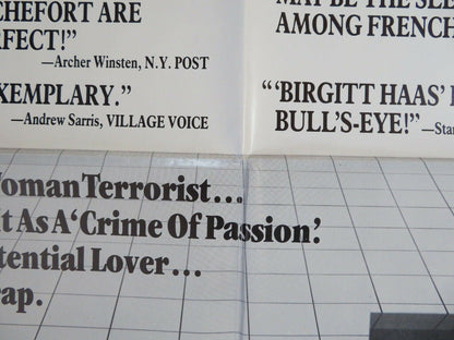 BIRGITT HASS MUST BE KILLED ONE SHEET (27"x 41") POSTER PHILIPPE NOIRET 1981 Movie posters