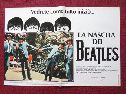 BIRTH OF THE BEATLES - A ITALIAN FOTOBUSTA POSTER STEPHEN MACKENNA ALTMAN 1981 Rendezvous Cinema Movie posters