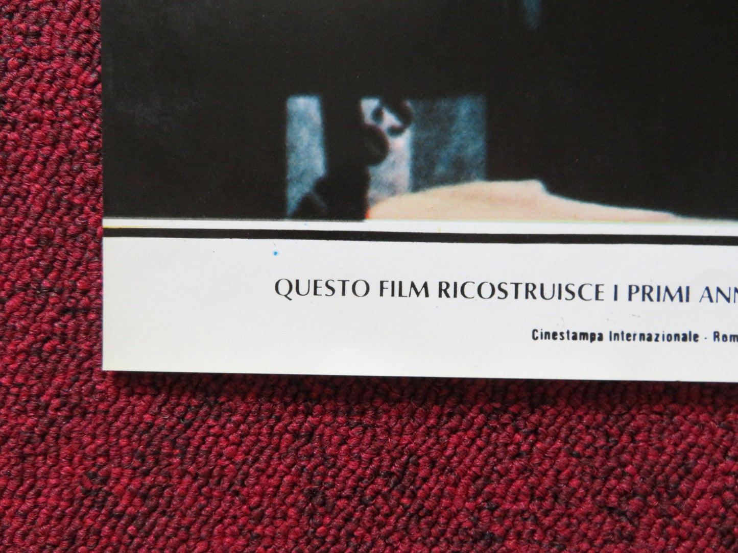 BIRTH OF THE BEATLES - B ITALIAN FOTOBUSTA POSTER STEPHEN MACKENNA ALTMAN 1981 Rendezvous Cinema Movie posters