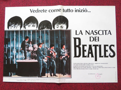 BIRTH OF THE BEATLES - B ITALIAN FOTOBUSTA POSTER STEPHEN MACKENNA ALTMAN 1981 Rendezvous Cinema Movie posters