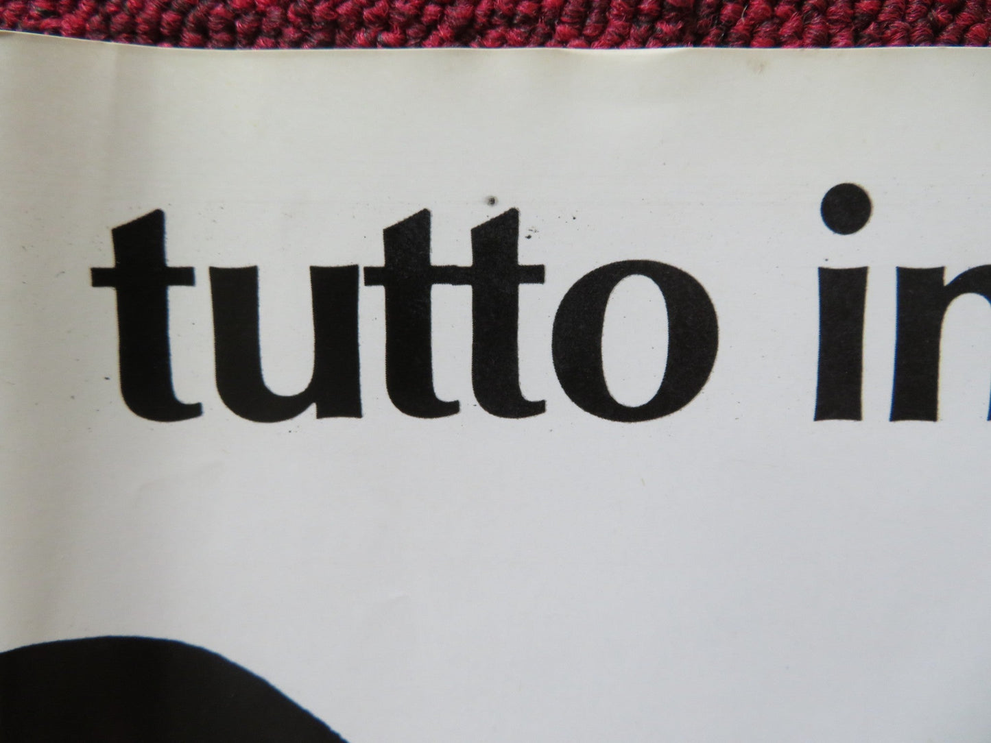 BIRTH OF THE BEATLES - D ITALIAN FOTOBUSTA POSTER STEPHEN MACKENNA ALTMAN 1981 Rendezvous Cinema Movie posters